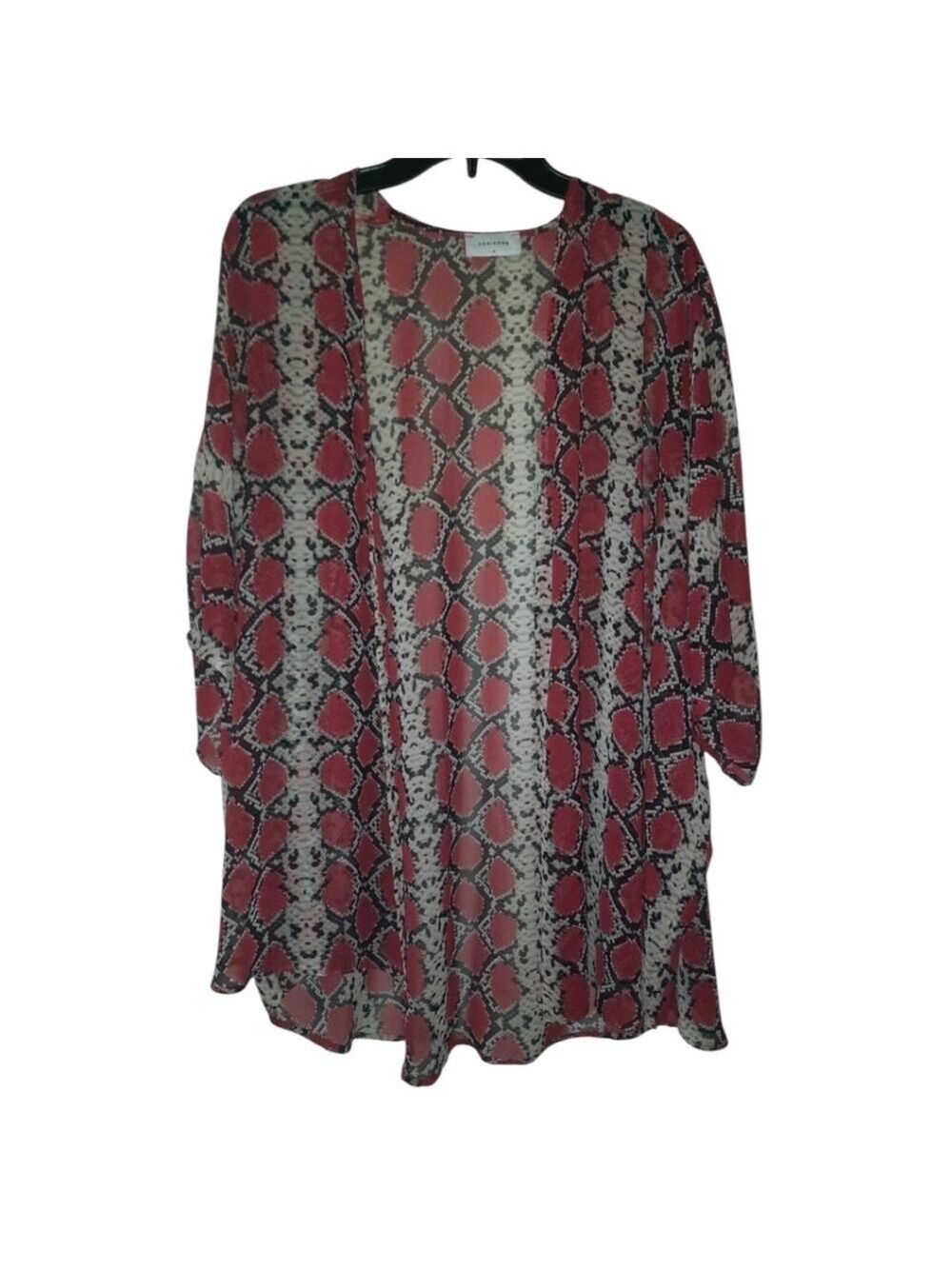 Adrienne Snake Print Duster Medium